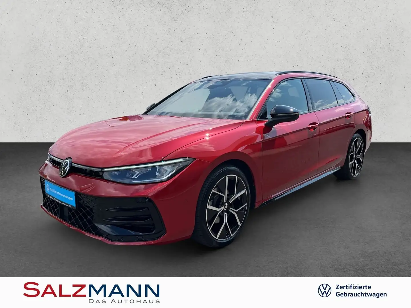 Volkswagen Passat Variant Passat Var. 2.0 TDI R-Line DSG AHK, DCC, Navi, L Rood - 1