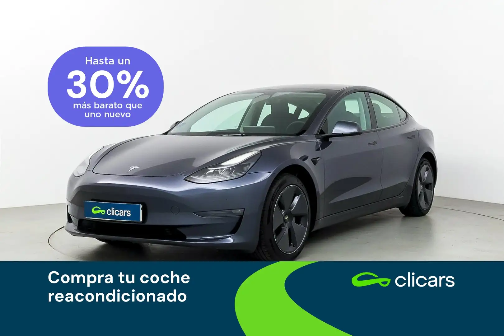 Tesla Model 3 Long-Range Dual Motor AWD Gris - 1