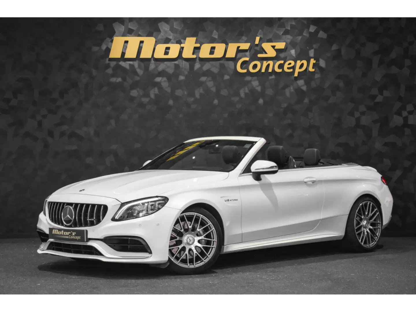 Mercedes-Benz C 63 AMG Cabriolet V8 Blanc - 1