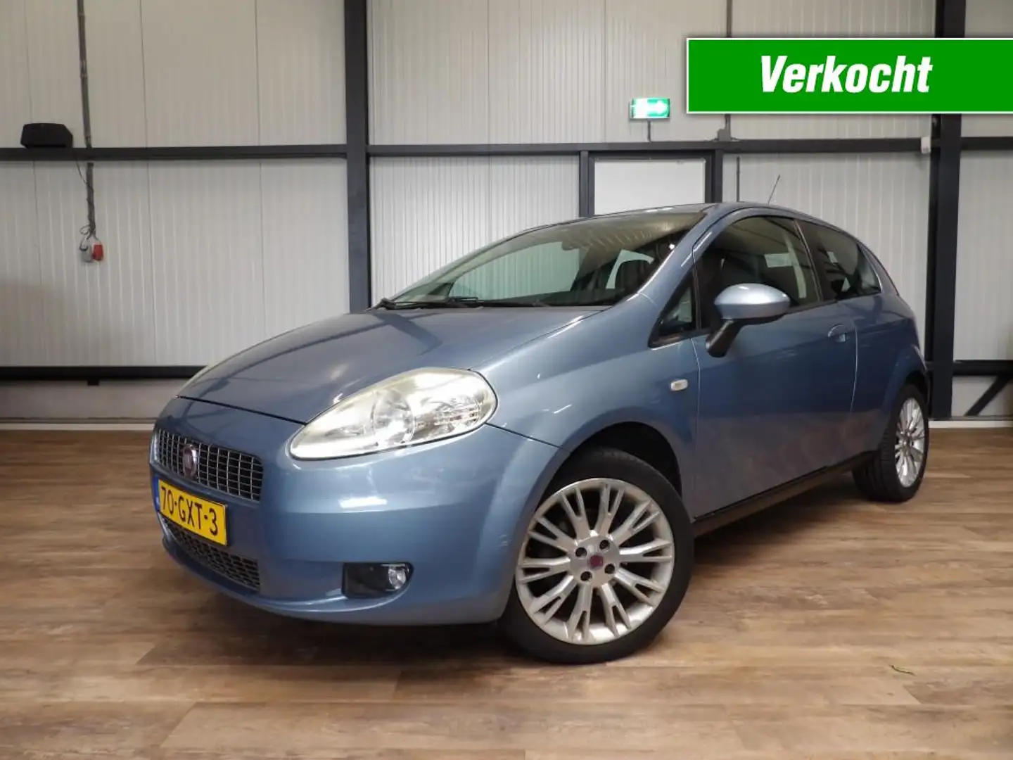 Fiat Punto 1.4 3 drs sport - airco - nette staat Blauw - 1