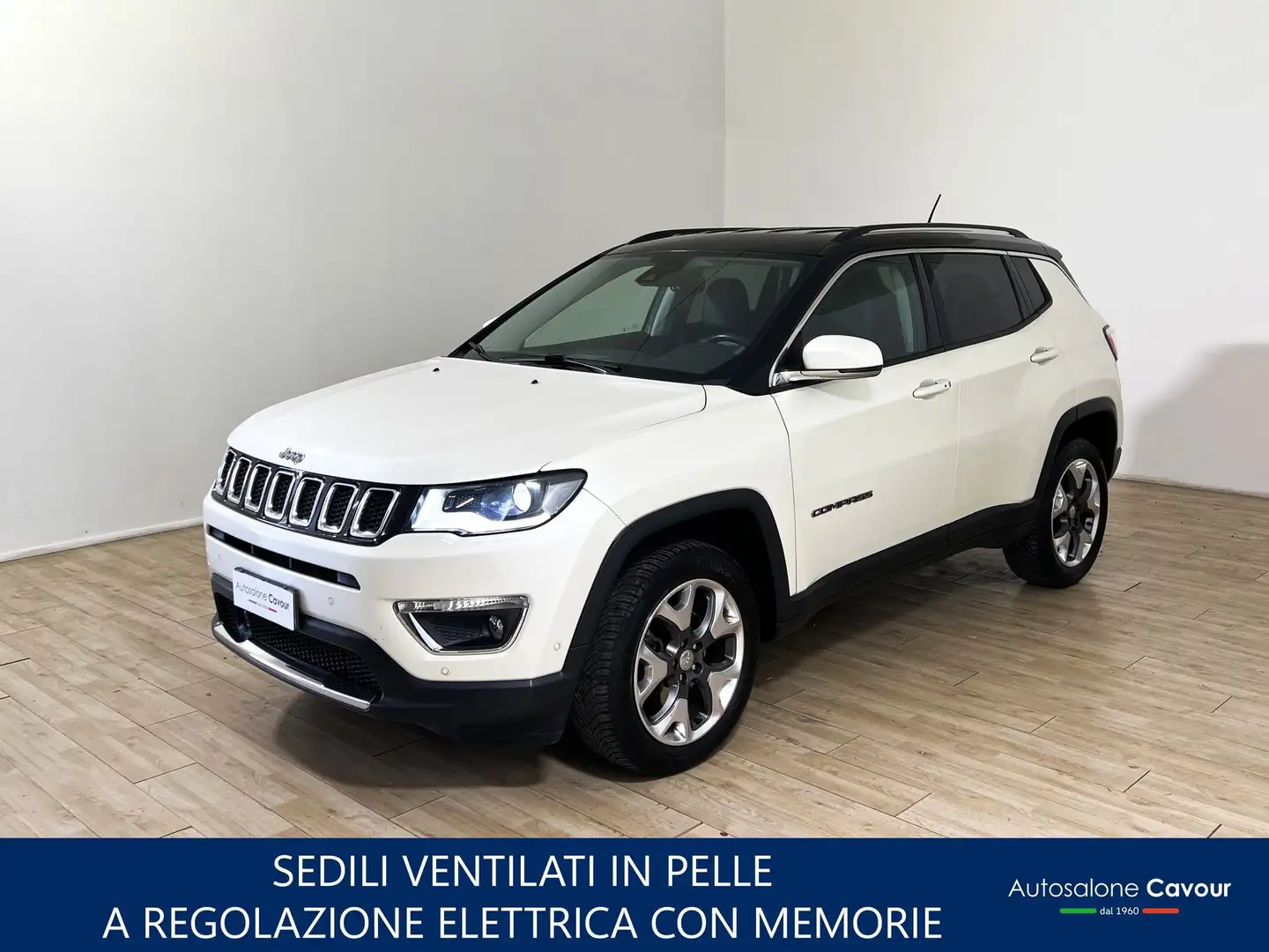 Jeep Compass Compass 2.0 mjt Limited 4wd 140cv auto Weiß - 1