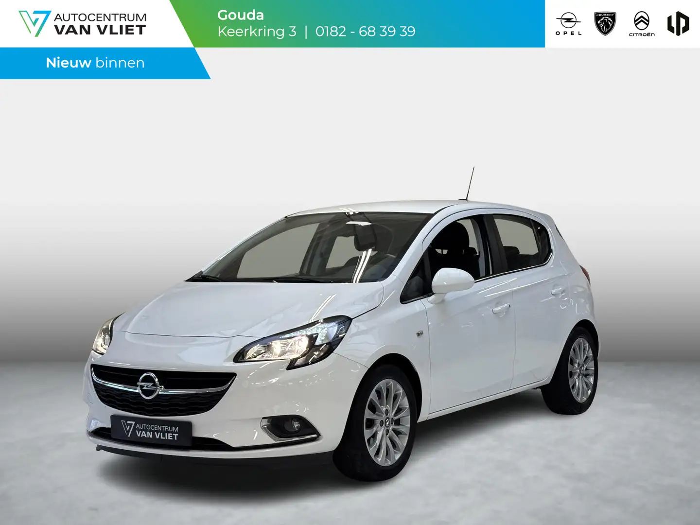 Opel Corsa 1.0 Turbo Online Edition Trekhaak afneembaar | Par Weiß - 1