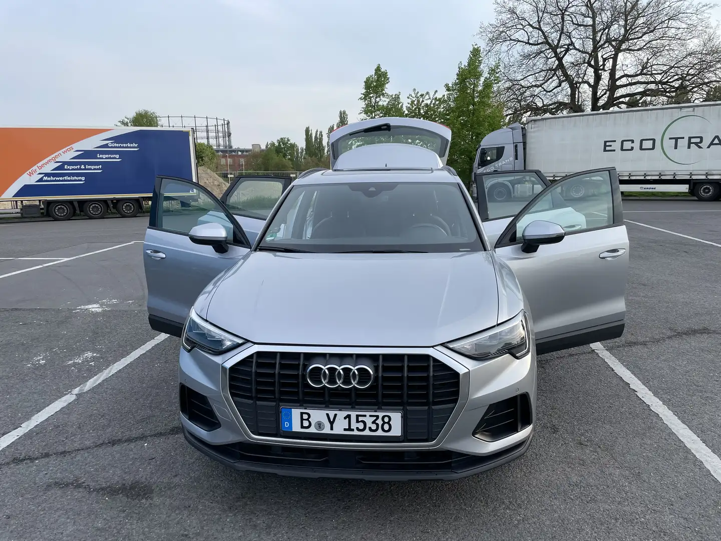 Audi Q3 PANO SCHIEBEDACH*360° KAMERA*ACC* Grau - 1