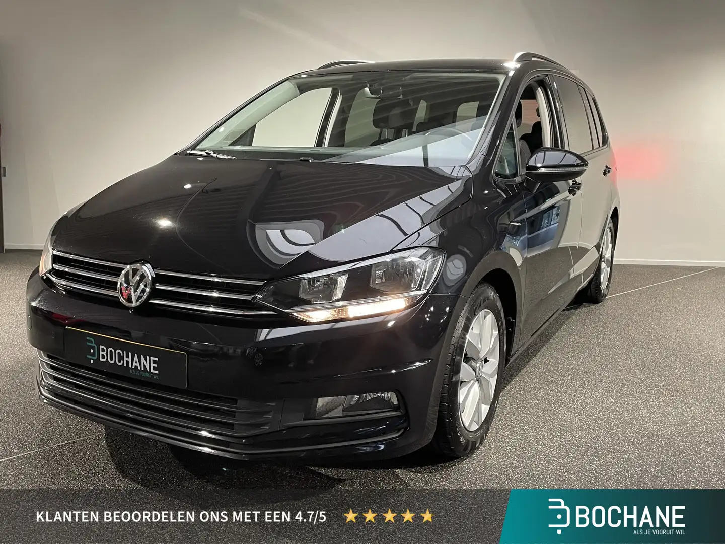 Volkswagen Touran 1.4 TSI Comfortline 7p | Navigatie | Trekhaak | Ca Zwart - 1