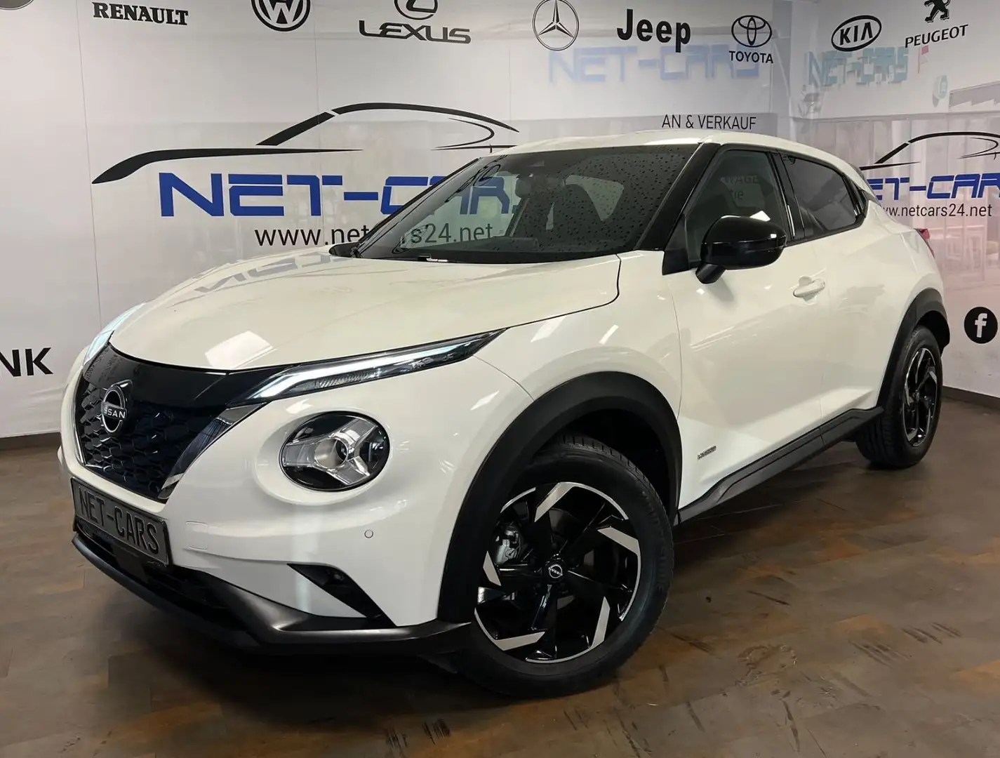 Nissan Juke 1.6 Hybrid N-CONNECTA*NAVi+Kamera*1HAND Weiß - 1