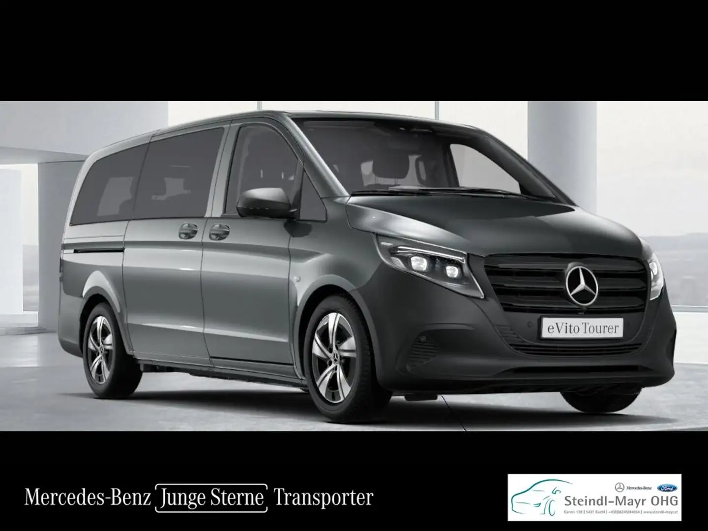 Mercedes-Benz eVito e 129 Tourer PRO Lang LED Klima DAB eHeck Grau - 1