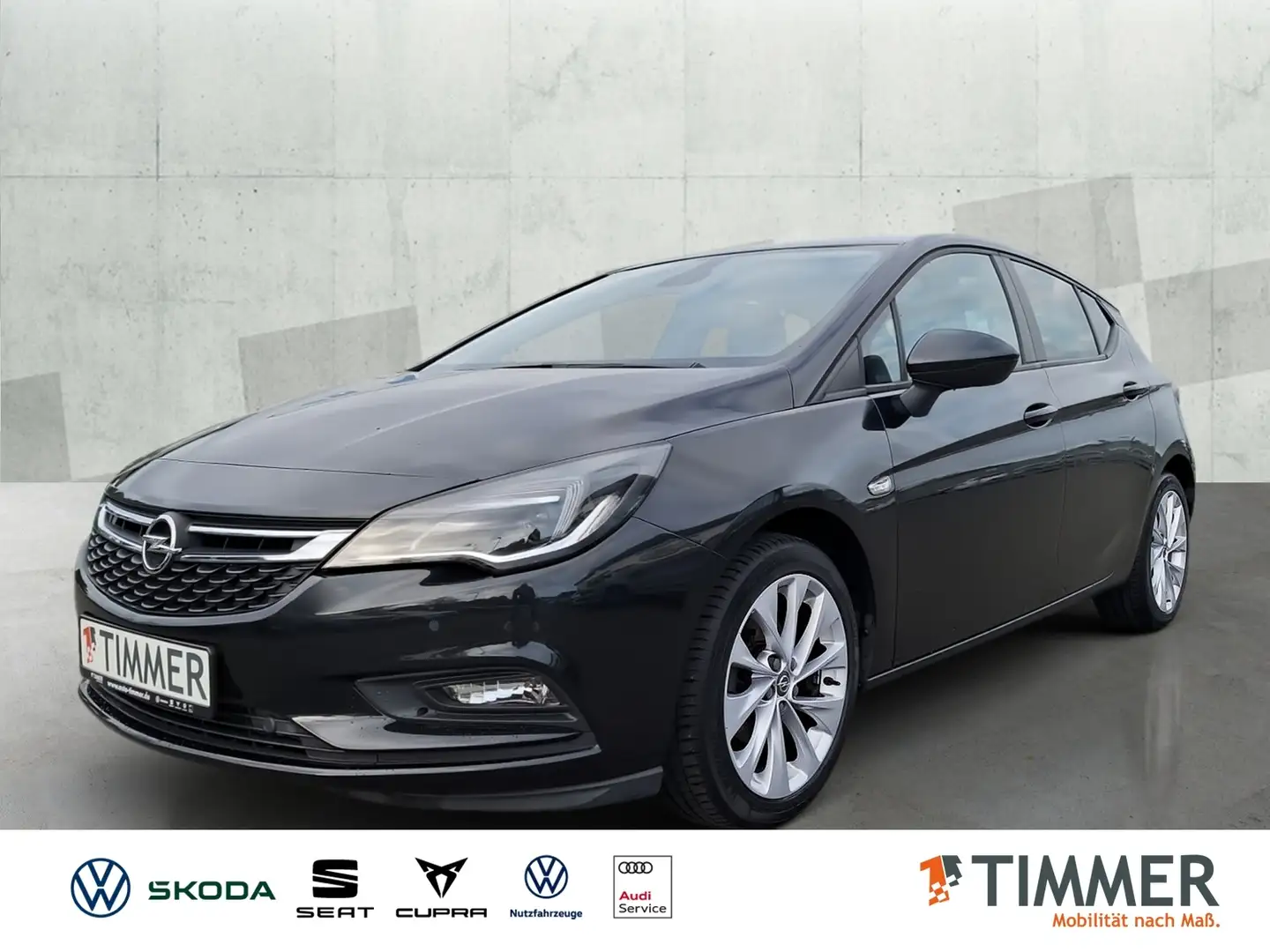 Opel Astra K Lim. 1.4 92kW (125PS)16V *AHK*SHZ*PDC*Tempomat* Negro - 1