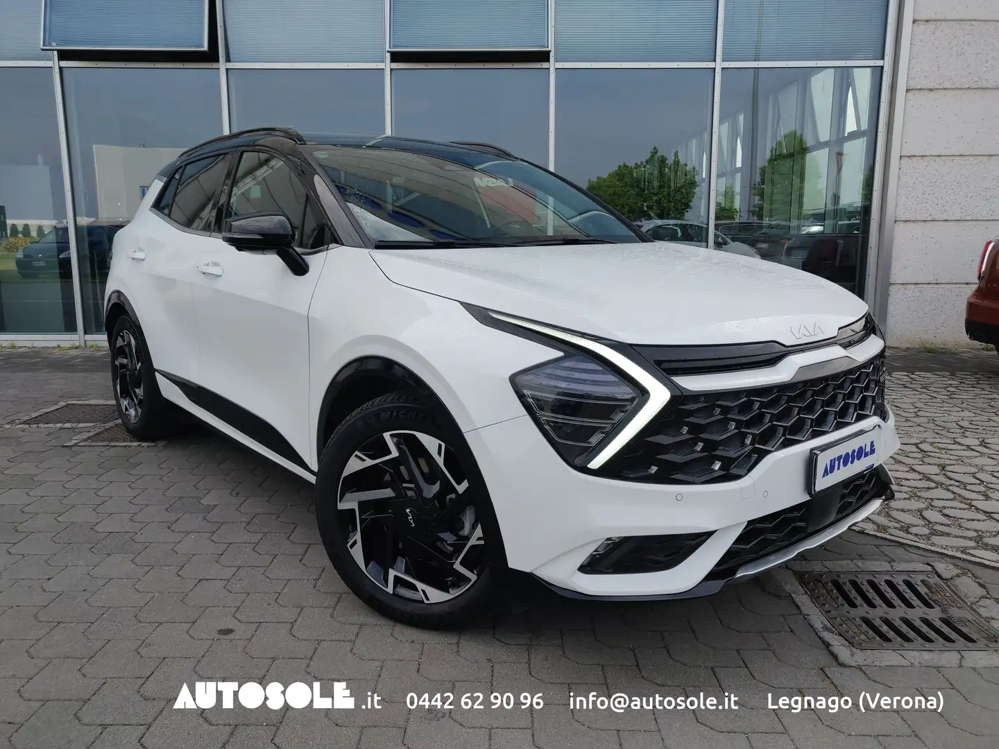 Kia Sportage 1.6 CRDI MHEV 48V GT-line Plus AWD Automatica Weiß - 1
