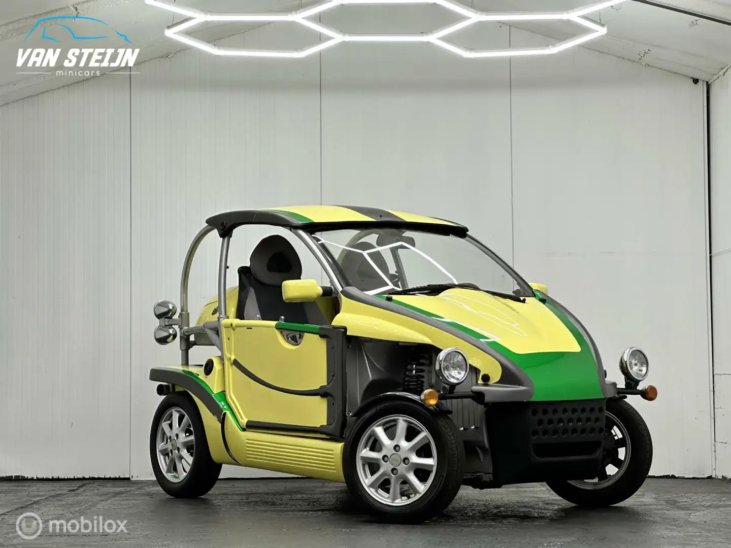 Ligier Be-Up Brommobiel 45km | Unieke Cabrio | 25dkm Geel - 1