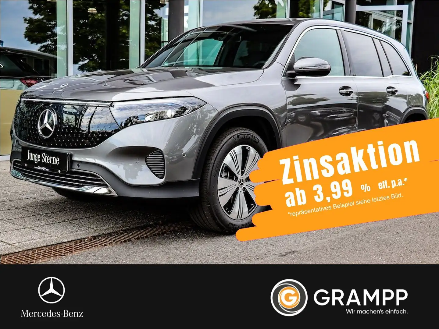Mercedes-Benz EQB 300 4M Progressive-Advanced/LED/Kamera/Flex Grau - 1