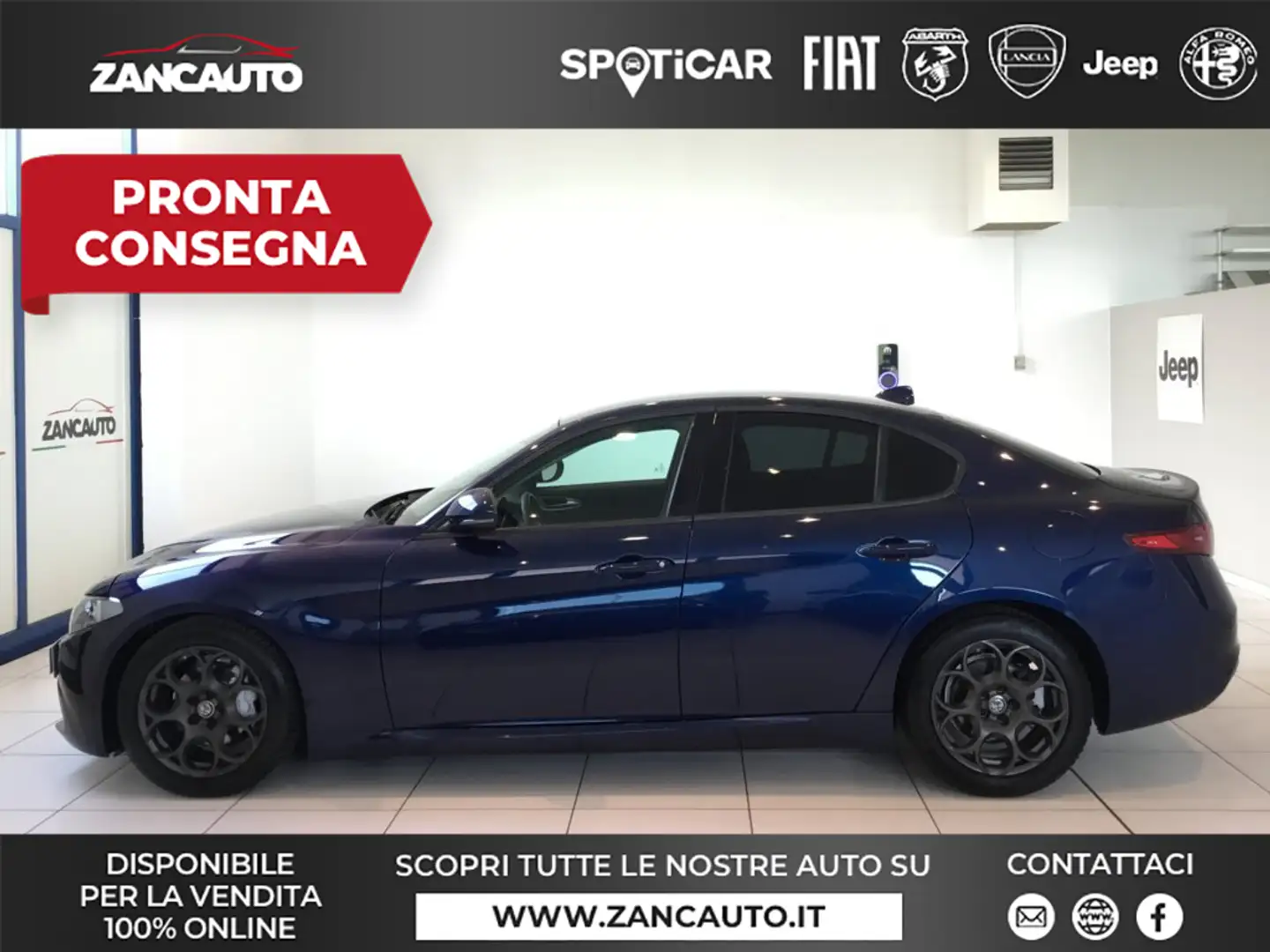 Alfa Romeo Giulia 2.2 Turbodiesel 150 CV Super MY17 Blu/Azzurro - 1