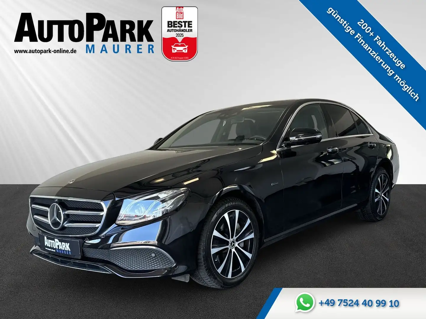 Mercedes-Benz E 300 de  Lim*Avantgarde* Multibeam*360° Kamera* Чорний - 1