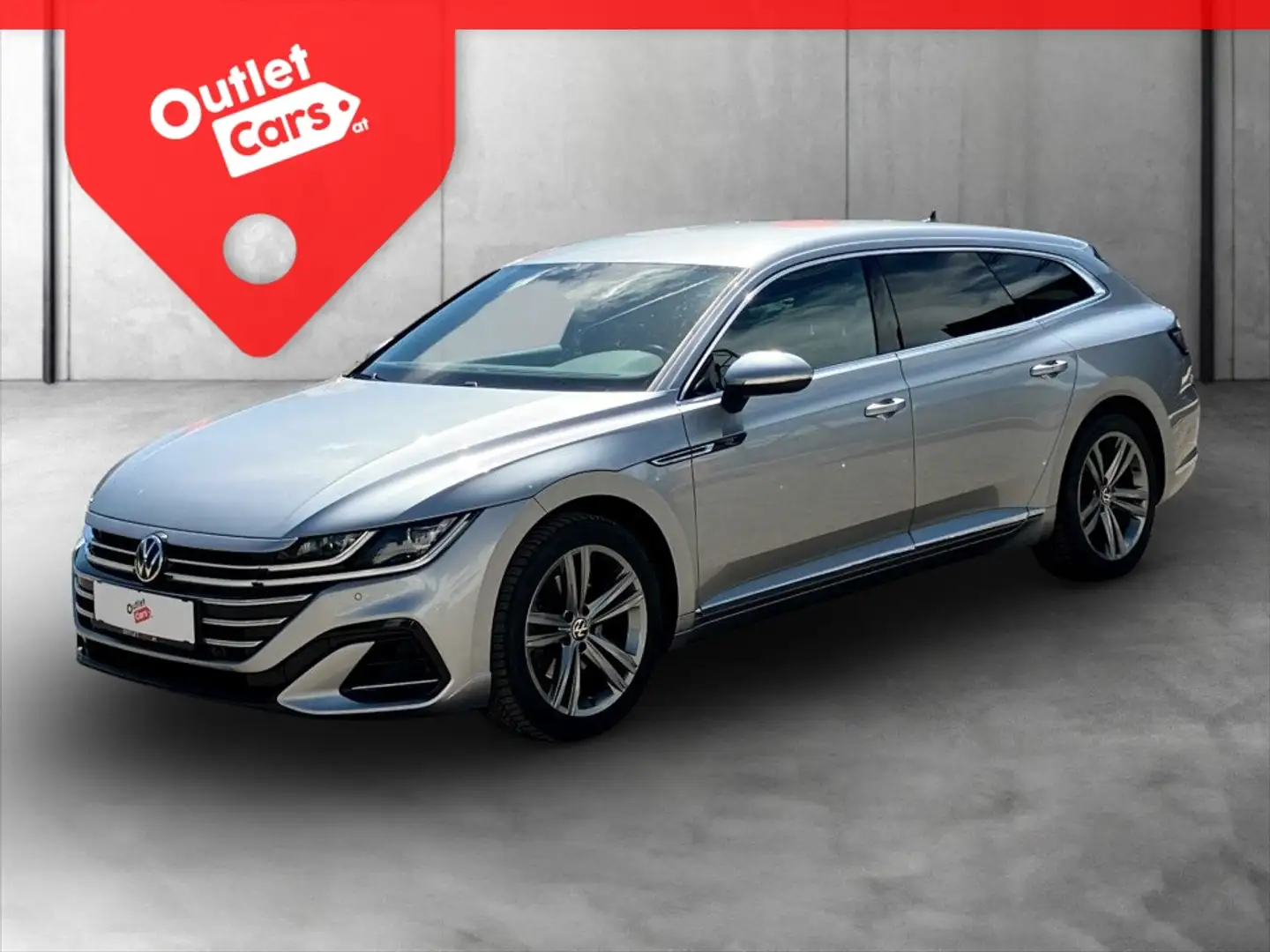 Volkswagen Arteon SB 2.0 TDI R-Line DSG IQLight+NaviPro+LED Silber - 1
