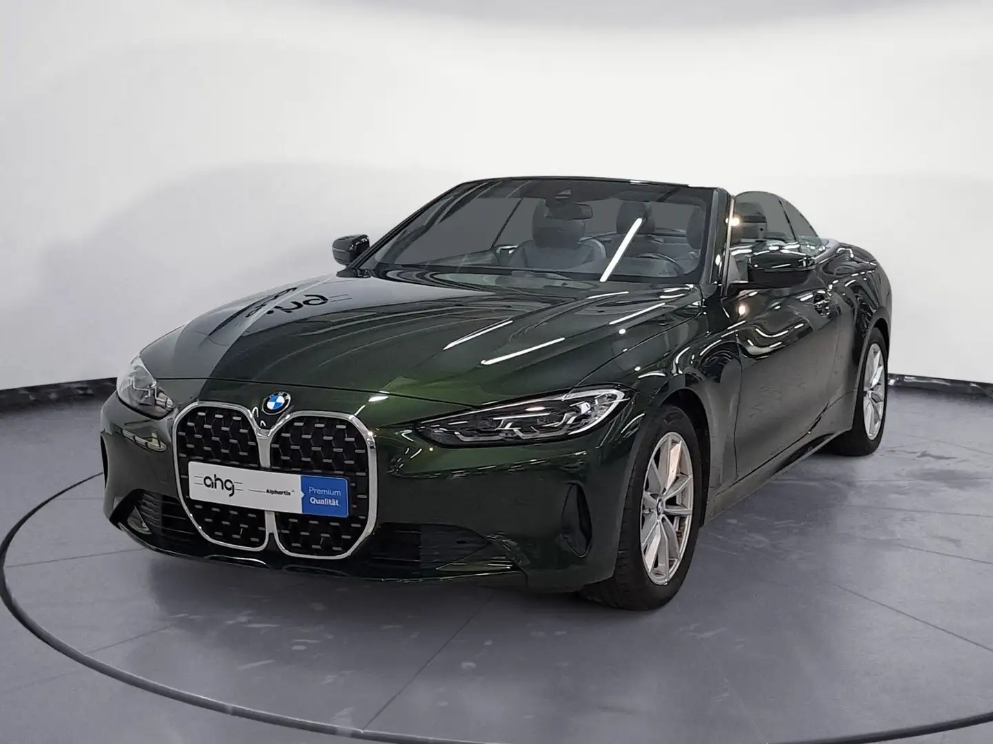 BMW 420 i Cabrio Aut. Klimaaut.Nackenwärmer HIFI Lank Vert - 2
