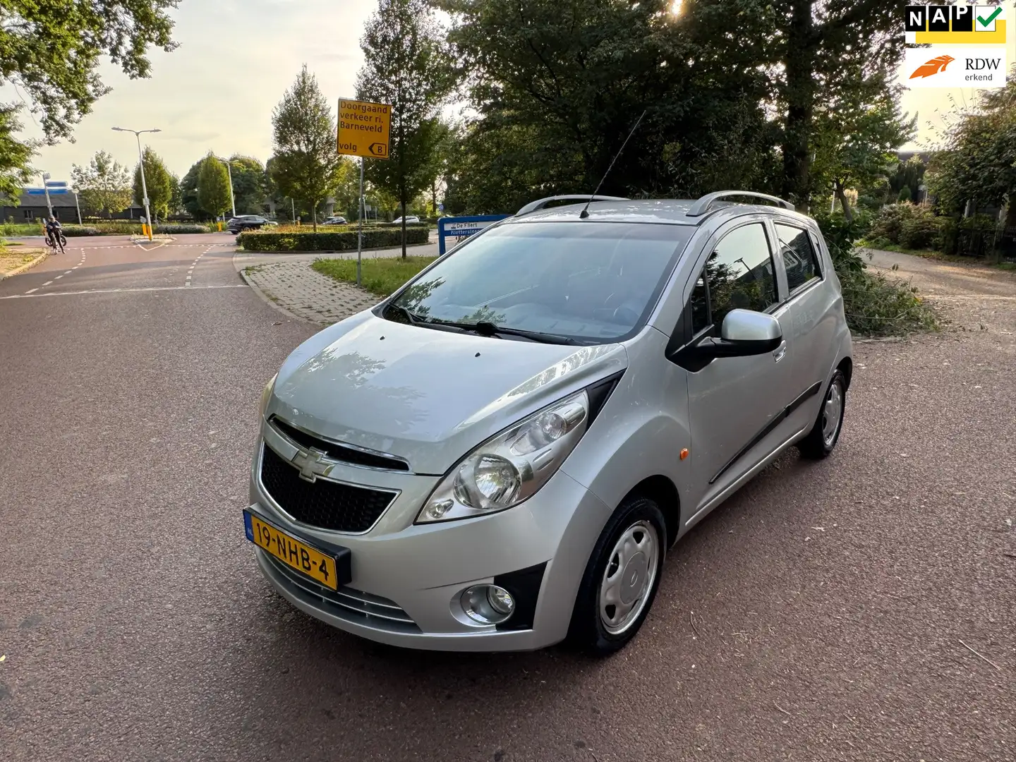 Chevrolet Spark 1.0 16V LS Bi-Fuel|Airco|Aindroid|APK|5deurs| Grau - 1