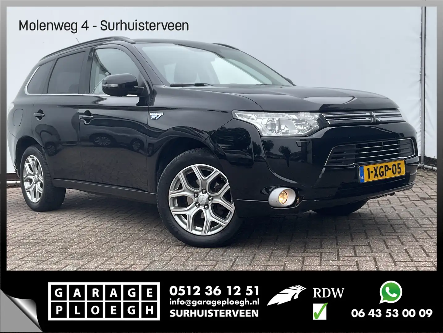 Mitsubishi Outlander 2.0 PHEV Executive Edition Nav/Cam Cruise Voll.Ond Чорний - 1