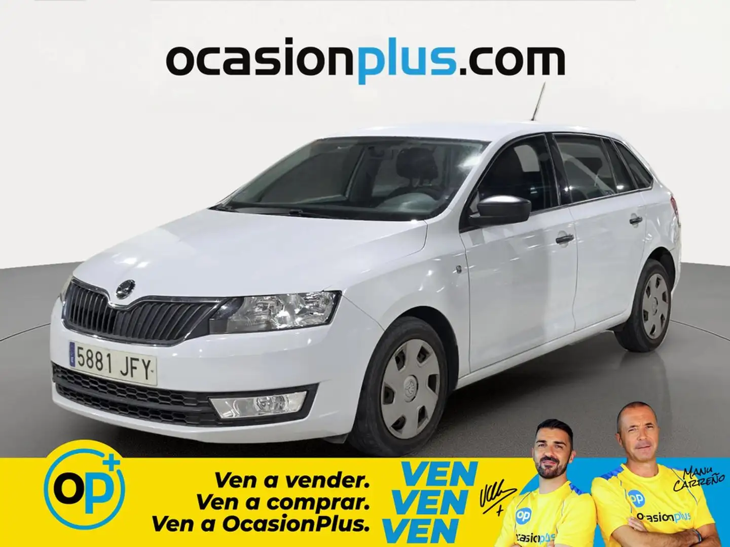 Skoda Rapid/Spaceback 1.6TDI Green Tec Active 77kW Blanco - 1