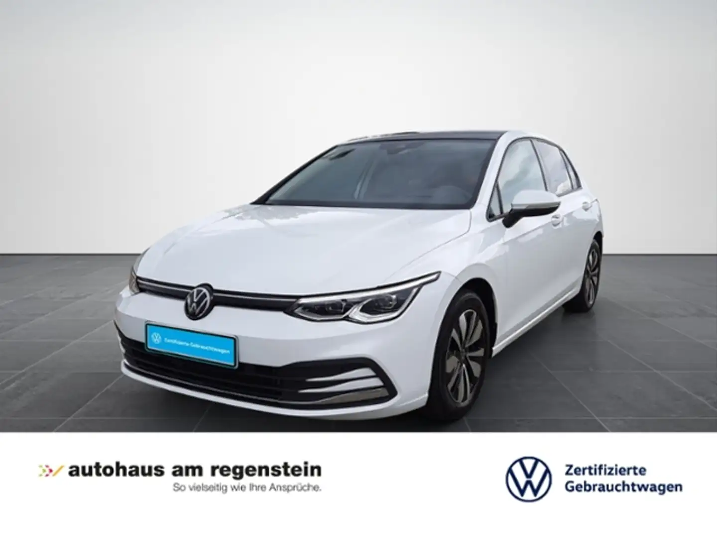 Volkswagen Golf VIII 2.0 TDI DSG Move LED+/AHK/Pano Blanco - 1