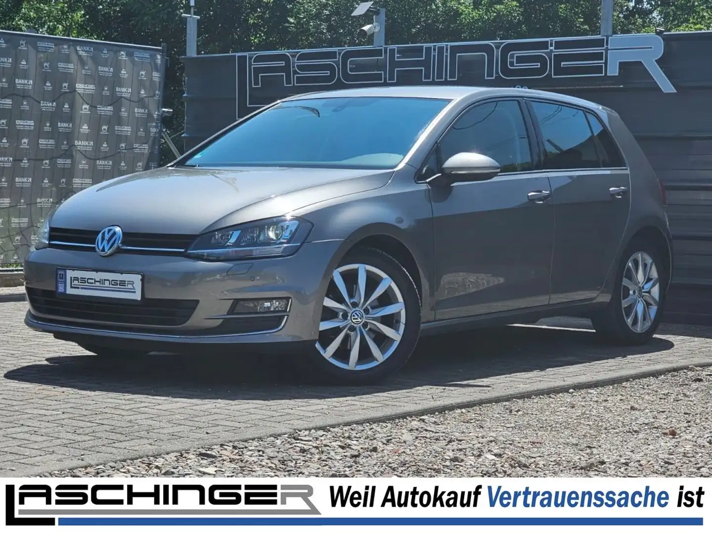 Volkswagen Golf VII Lim. 1.4 Highline DSG XEN NAVI SHZ GRA Grijs - 1
