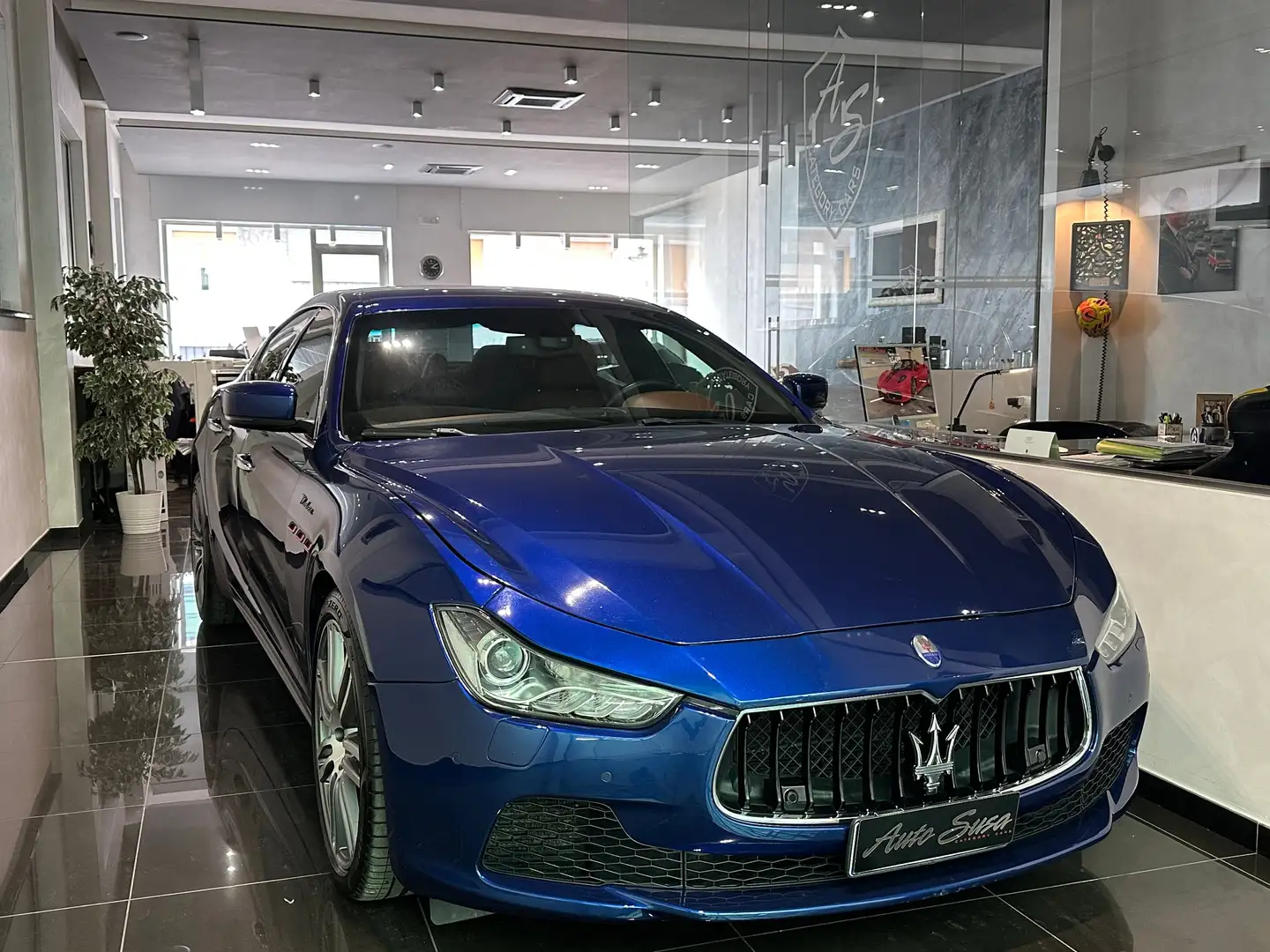 Maserati Ghibli Ghibli III 2013 3.0 V6 bt S Q4 410cv auto Blu/Azzurro - 1