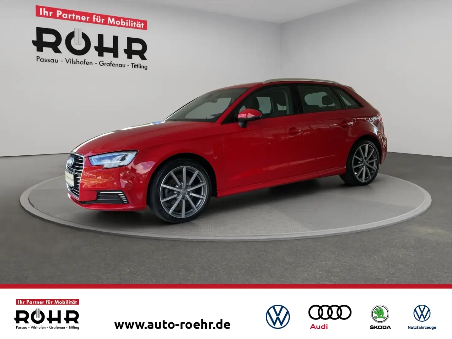 Audi A3 Sportback sport (SHZ.Matrix-LED.AHK.NAVI.PDC) 40 e Rood - 1
