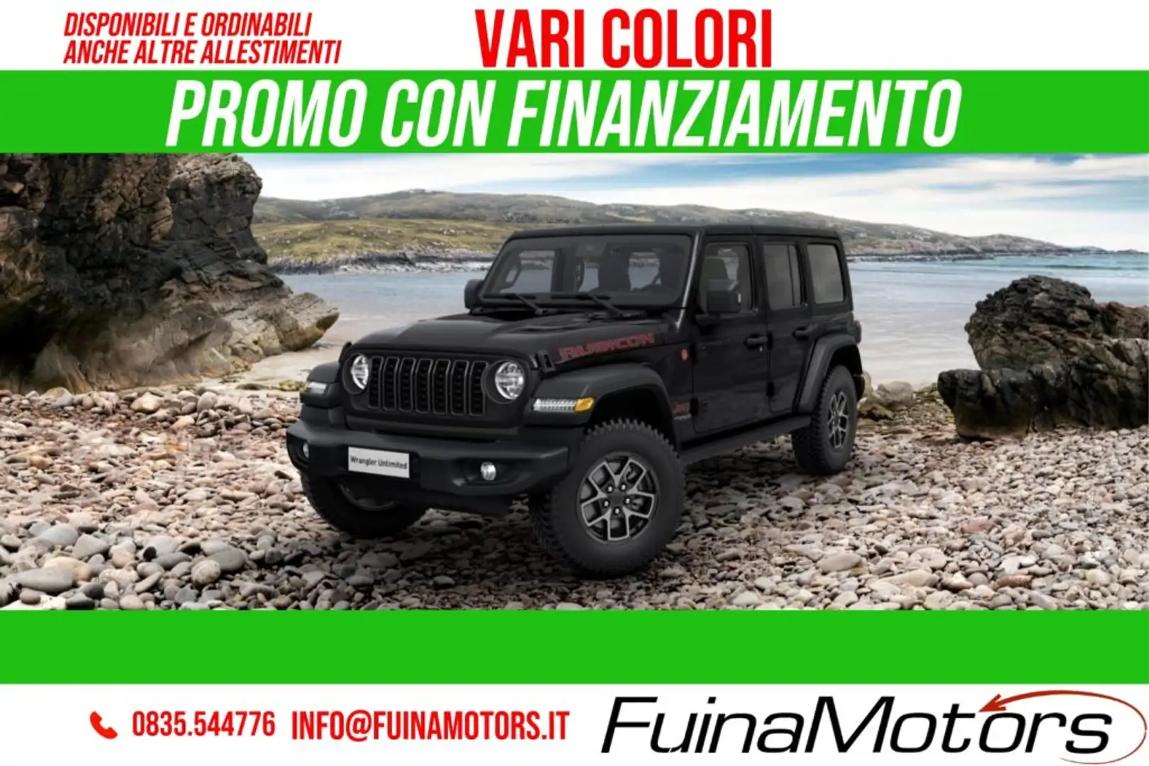 Jeep Wrangler Unlimited 2.0 Turbo Rubicon Grigio - 1