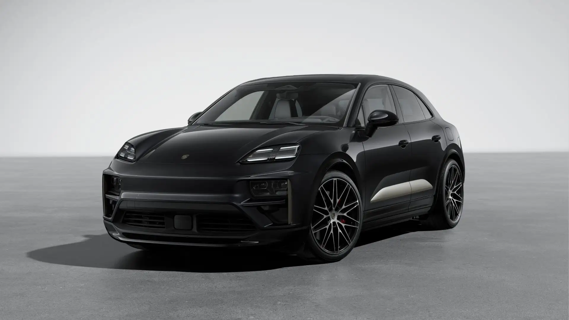 Porsche Macan Turbo Zwart - 1