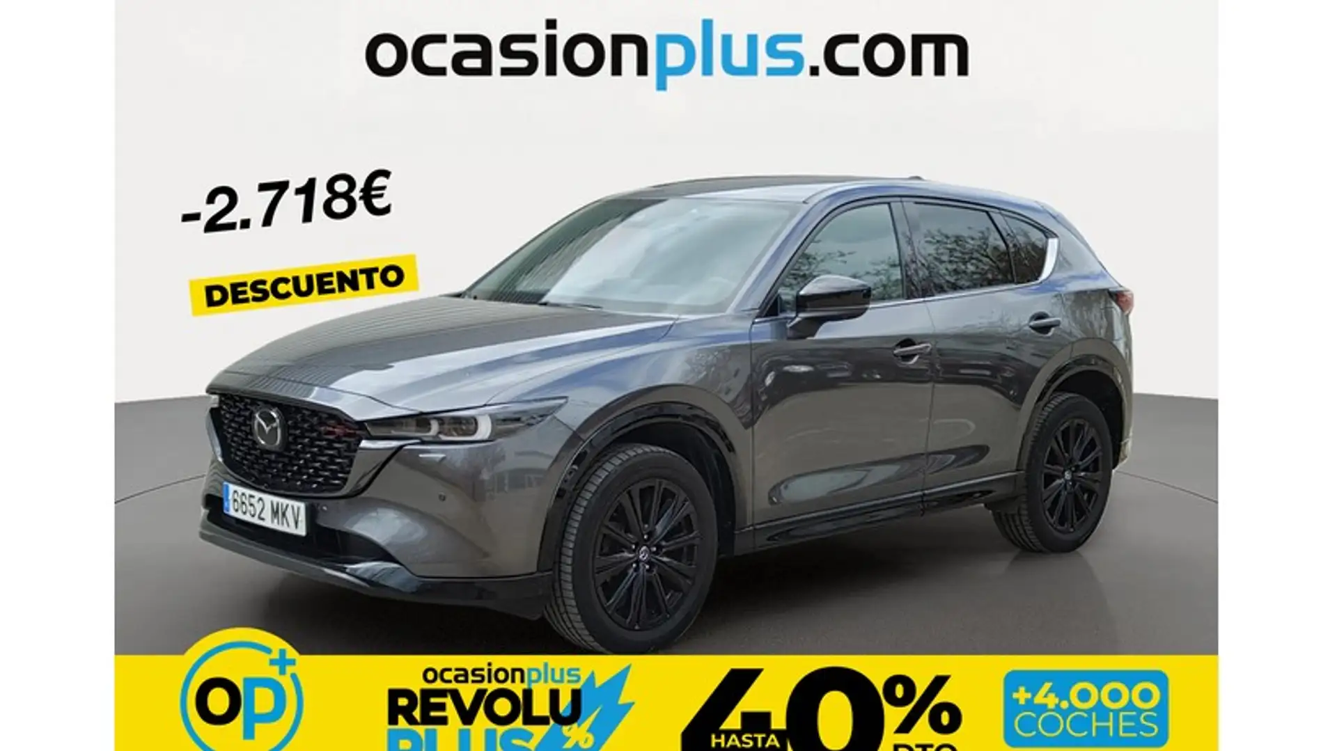 Mazda CX-5 2.0 e-Skyactiv-G MHEV Homura 2WD Aut. 121kW Gris - 1
