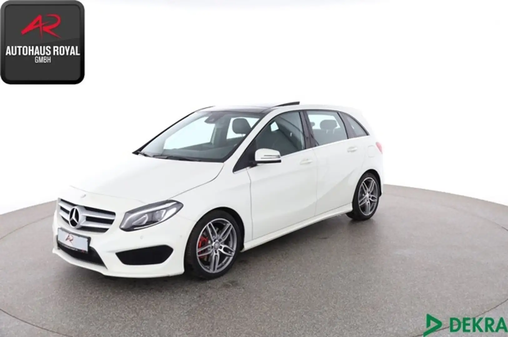 Mercedes-Benz B 220 4M AMG EXKLUSIV HARMAN/K,MEMORY,AHK,PANO Weiß - 1