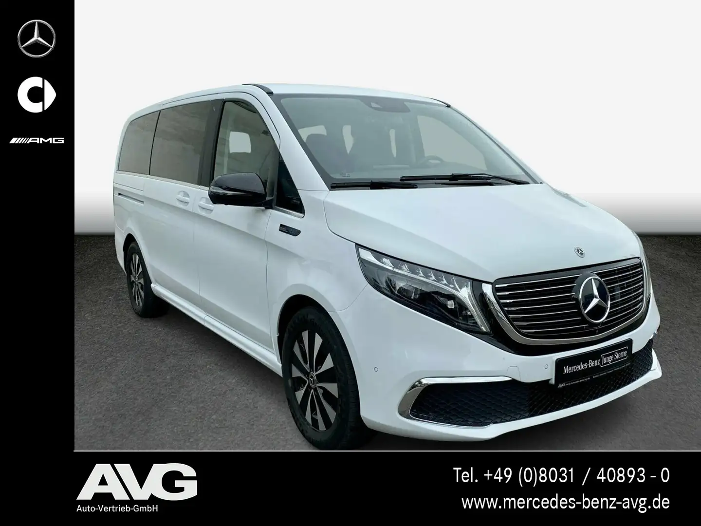 Mercedes-Benz EQV 300 EQV 300 AVANTGARDE Lang GSHD/MBUX/360°/LED/7Sitz Bílá - 2