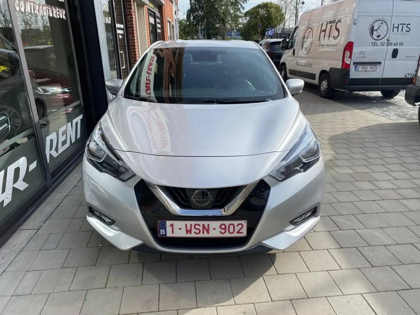 Nissan Micra N-connecta 1.0L IG-T + GPS + Airco + Camera + Crui Gris - 2