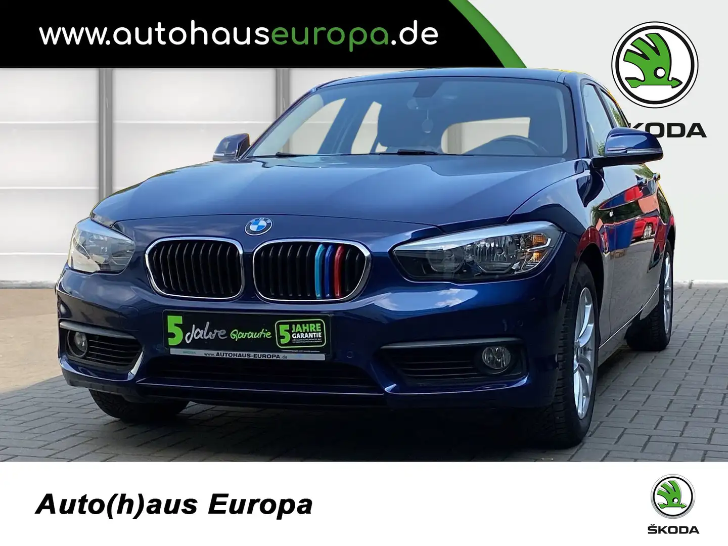 BMW 120 i Automatik  Advantage Line AHK KlimaA PDC LED Blau - 1