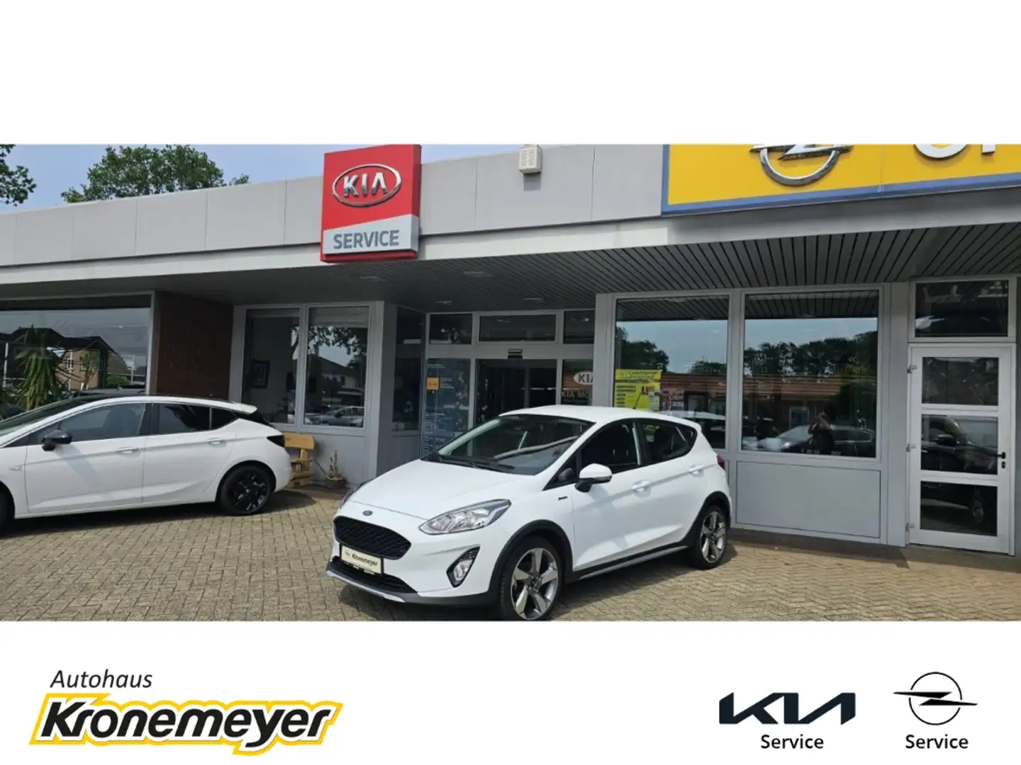 Ford Fiesta 1,0 EcoBoost ACTIVE Sitzheizung Parkpilot Wit - 1