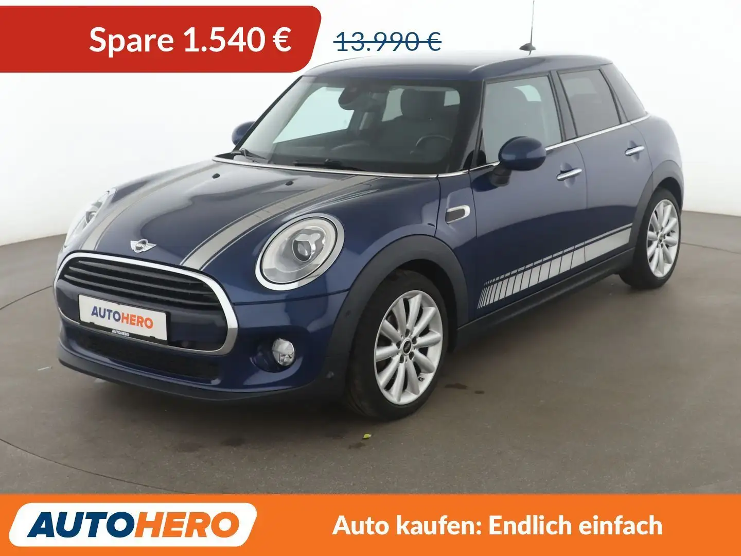 MINI Cooper D Cooper D*TEMPO*NAVI*PDC*SHZ*ALU* Blau - 1