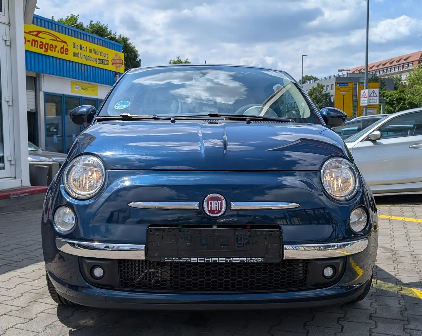 Fiat 500 *DigitalCockpit*Pano*Pdc*Klima*Garanti Blue - 2