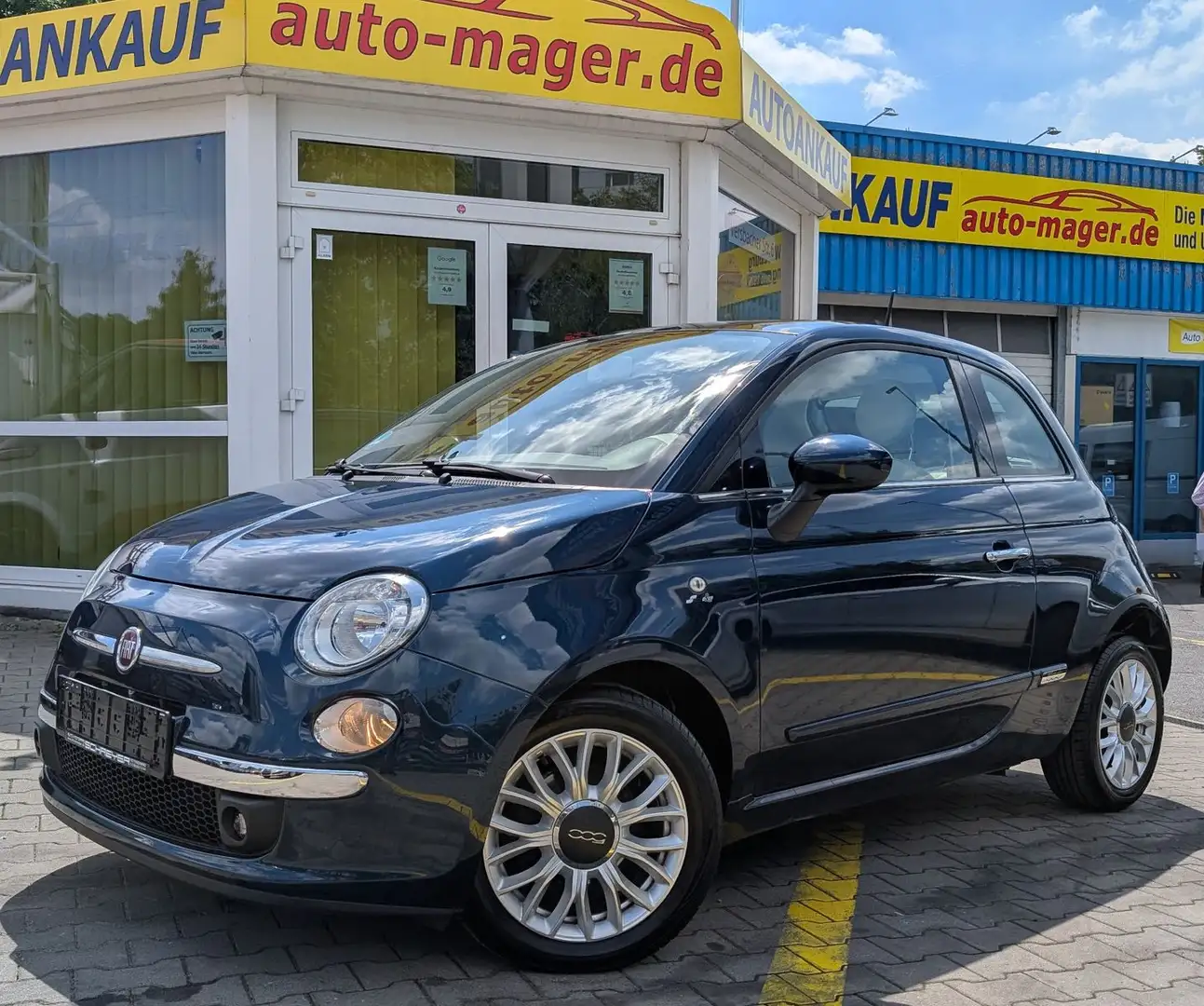 Fiat 500 *DigitalCockpit*Pano*Pdc*Klima*Garanti Blue - 1