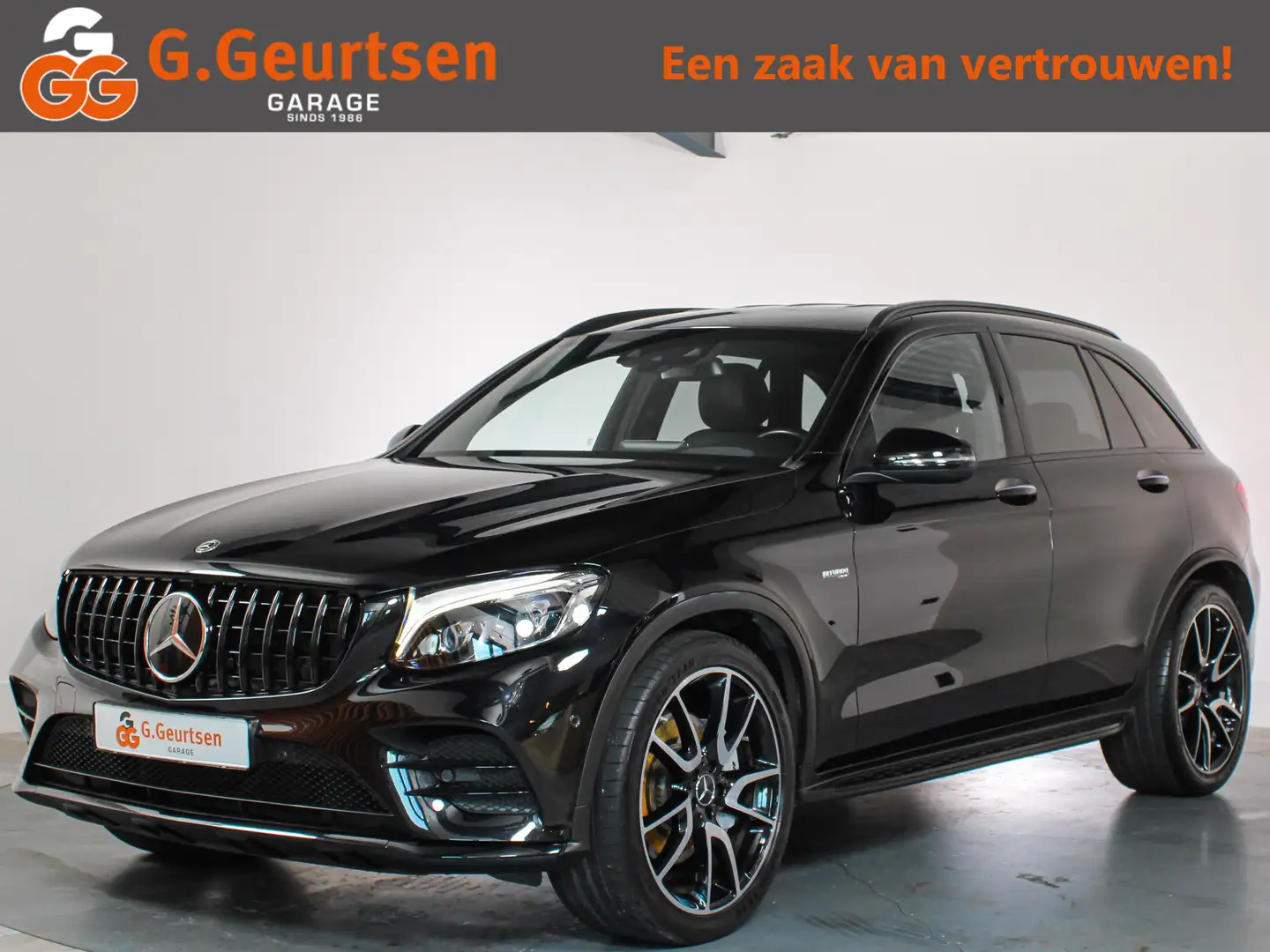 Mercedes-Benz GLC 43 AMG 4MATIC, Burmester, Luchtvering, Volleder, HUD, Car Zwart - 1