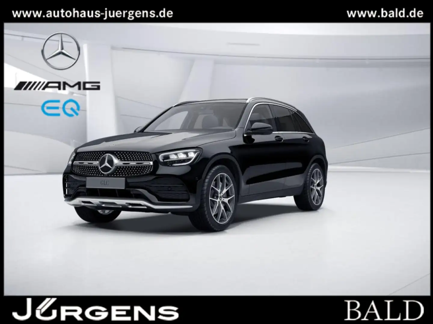Mercedes-Benz GLC 400 d 4M AMG-Sport/Wide/360/Pano/Burm/AHK Schwarz - 1