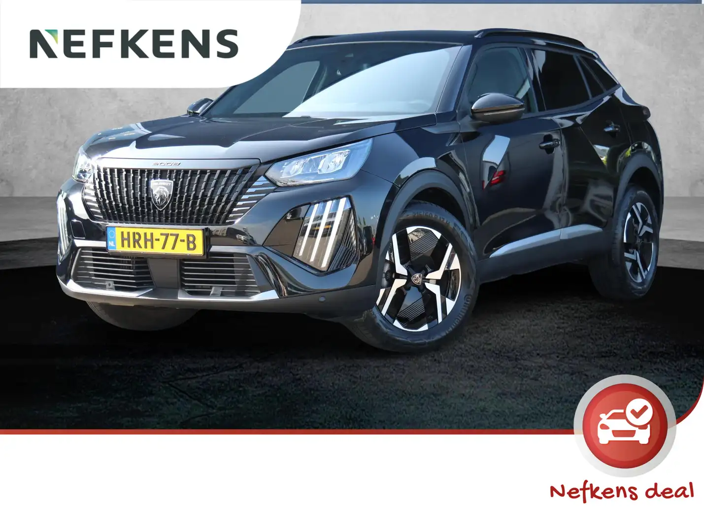 Peugeot 2008 1.2 Hybrid 136 Allure Automaat | Camera | Full-Map Zwart - 1