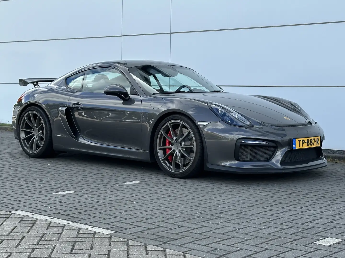 Porsche Cayman GT4/CHRONO/SPORTUITLAAT/STOELVERW Grijs - 1