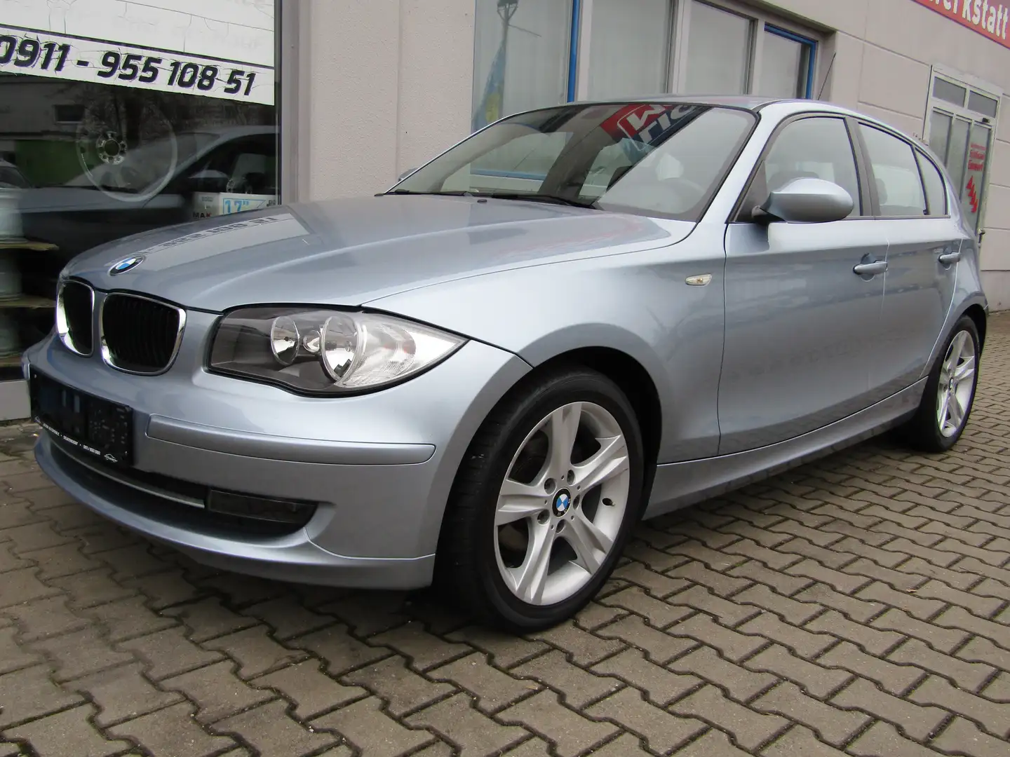 BMW 116 E87 116i, 8 Fach Bereifung, TÜV/AU neu, KD neu, Blau - 1