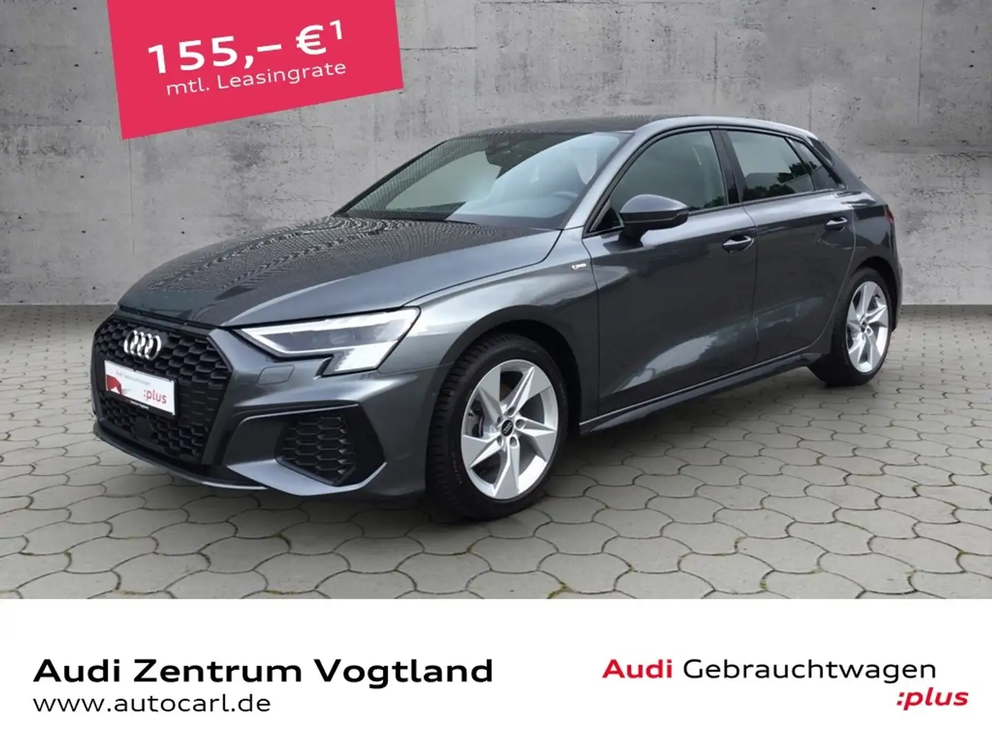 Audi A3 Sportback S line 35 TFSI S tronic MATRIX/NAV KLIM Grau - 1