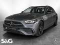 Mercedes-Benz C 180 T AMG PANO+NIGHT PAKET+18 ZOLL+LED+KAMERA Gris - thumbnail 1