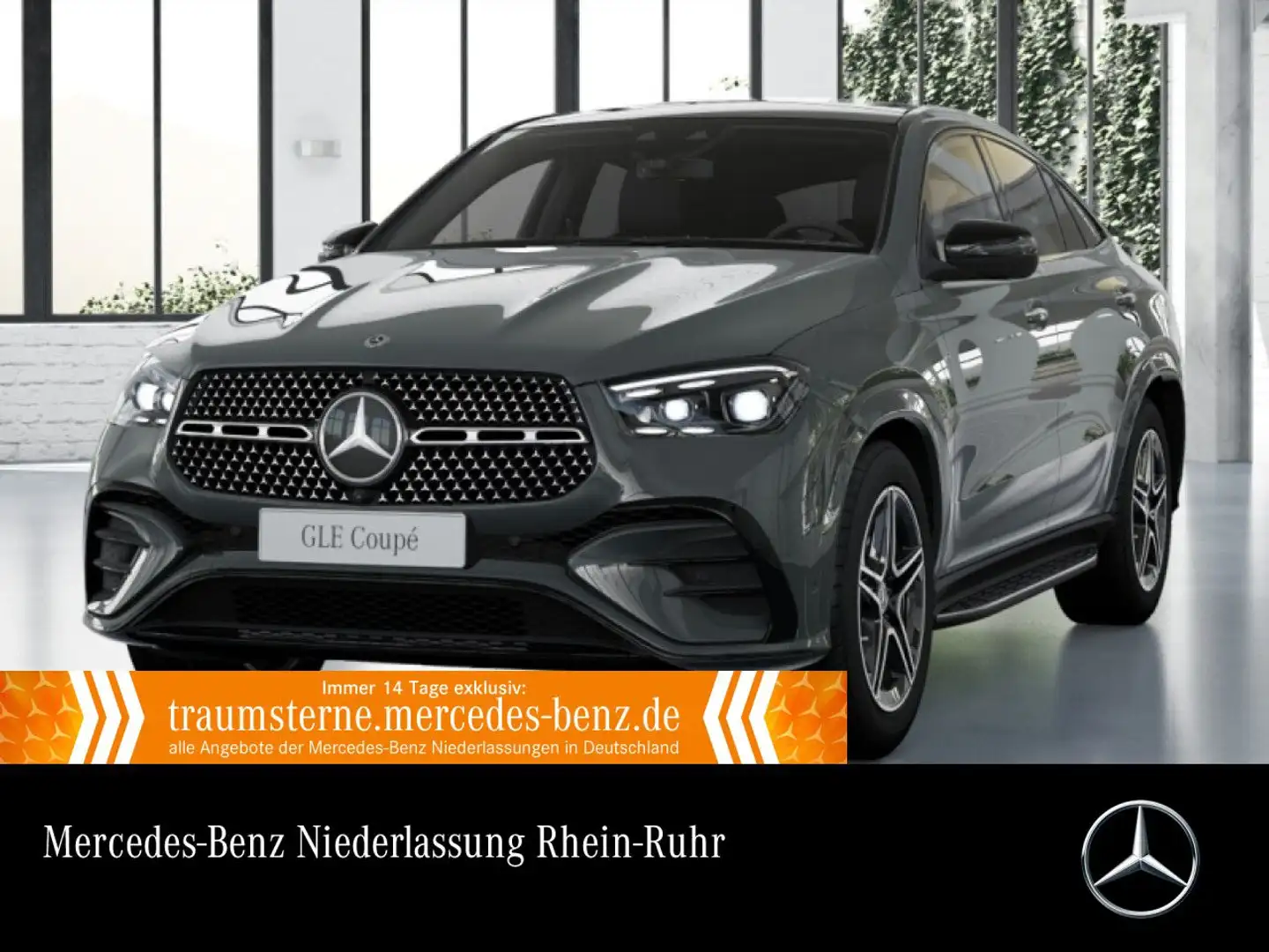 Mercedes-Benz GLE 450 d Coupé 4M AMG+NIGHT+PANO+360+AHK+20"+HUD Grau - 1