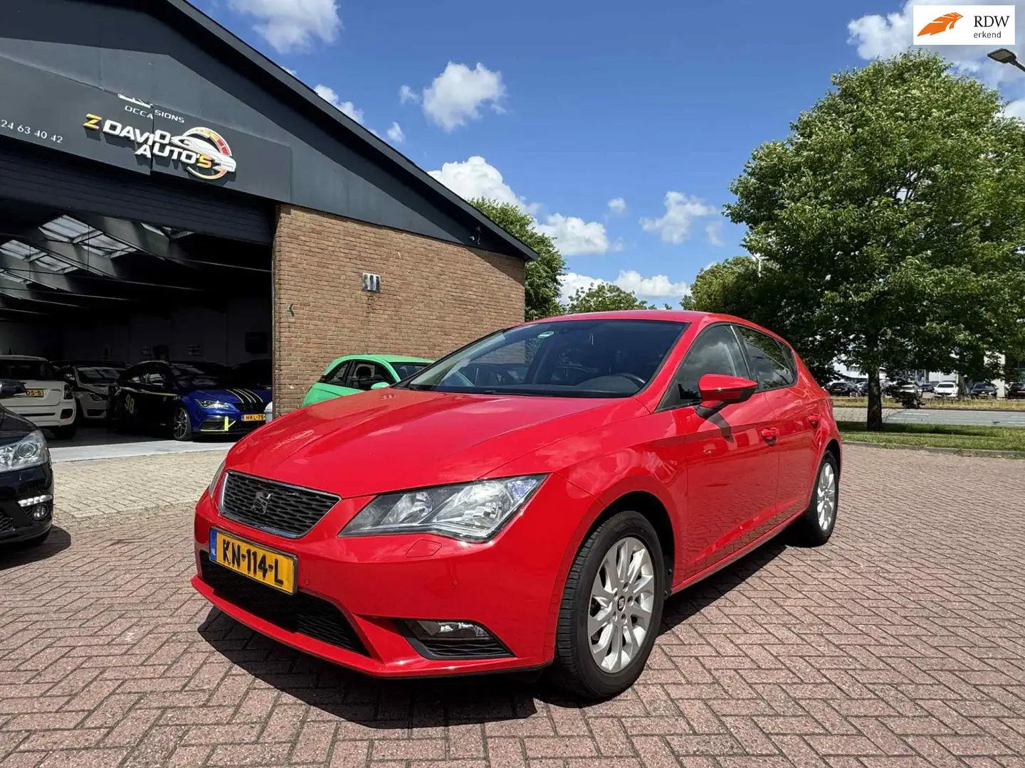 SEAT Leon Navi \ Stoelver \ 1.2 TSI Style Rood - 1