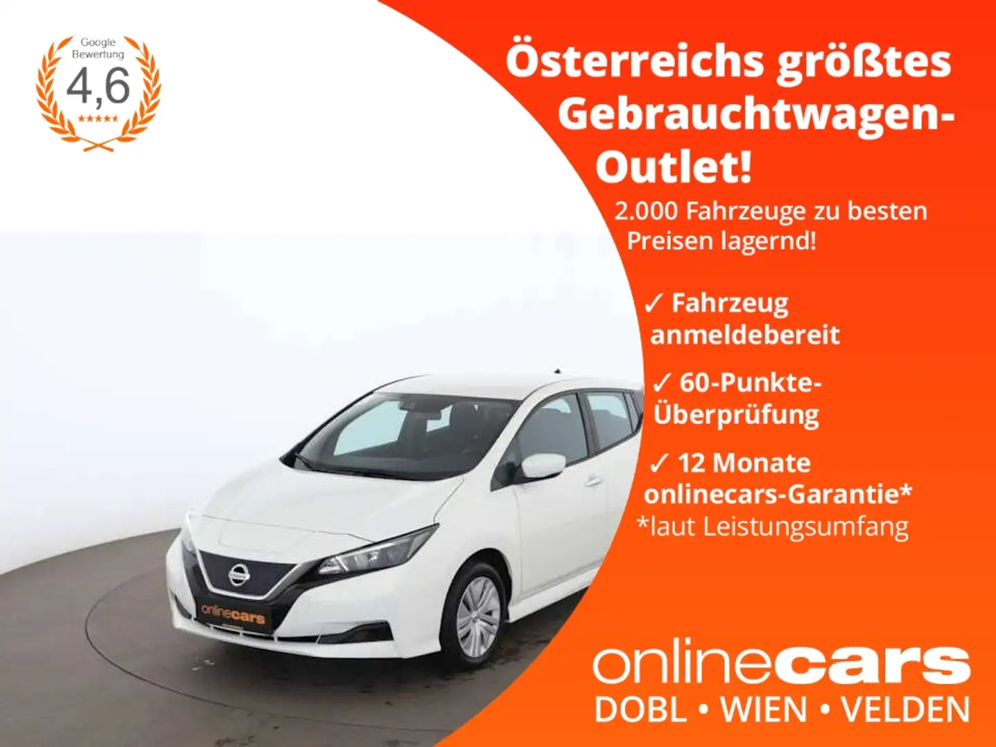 Nissan Leaf ZE1 40kWh Aut LANE-ASSIST TEMPOMAT KLIMA Weiß - 1