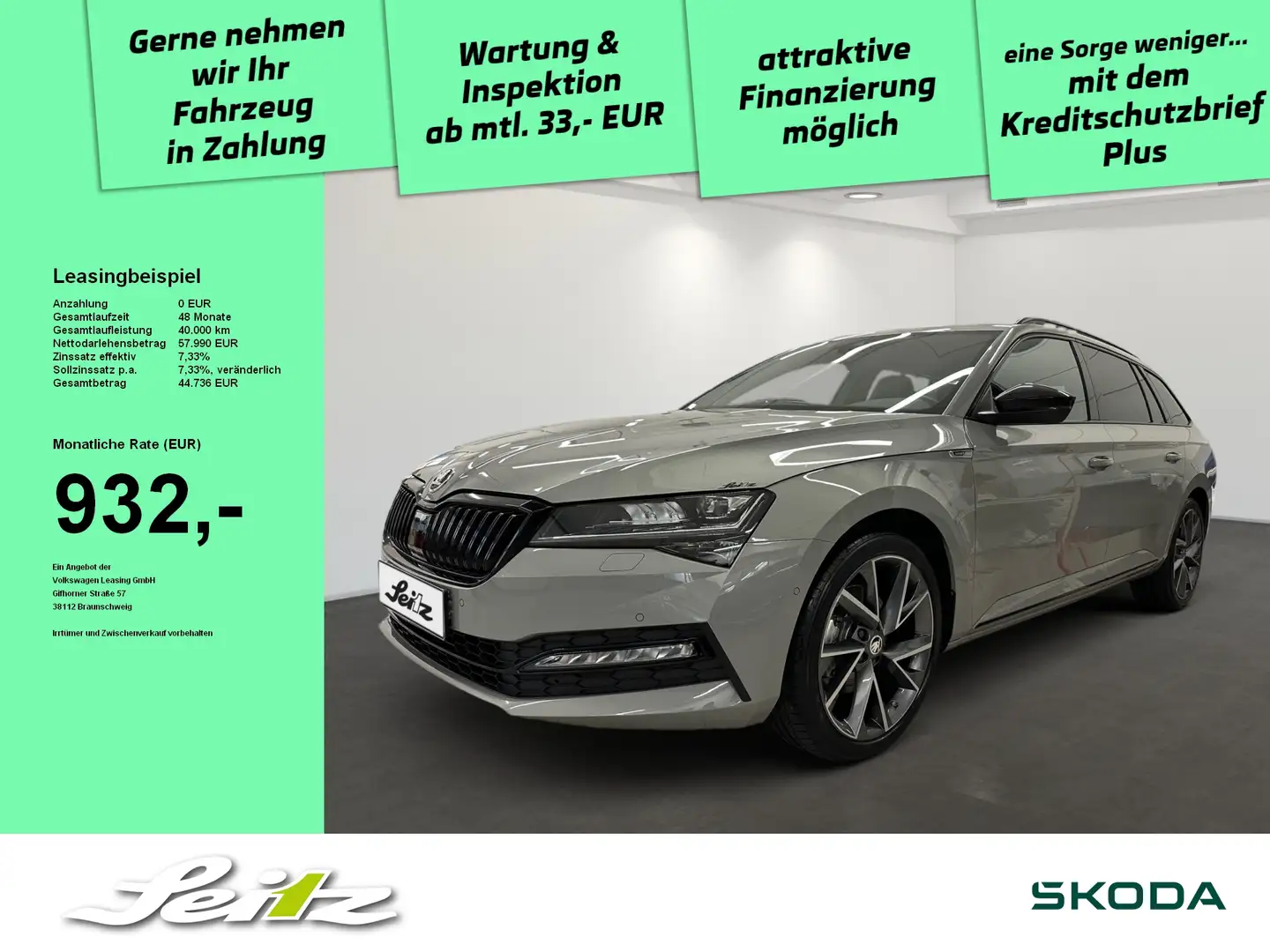 Skoda Superb Combi 2.0 TDI 4x4 Sportline *AHK*PANO*STANDH* Gris - 1