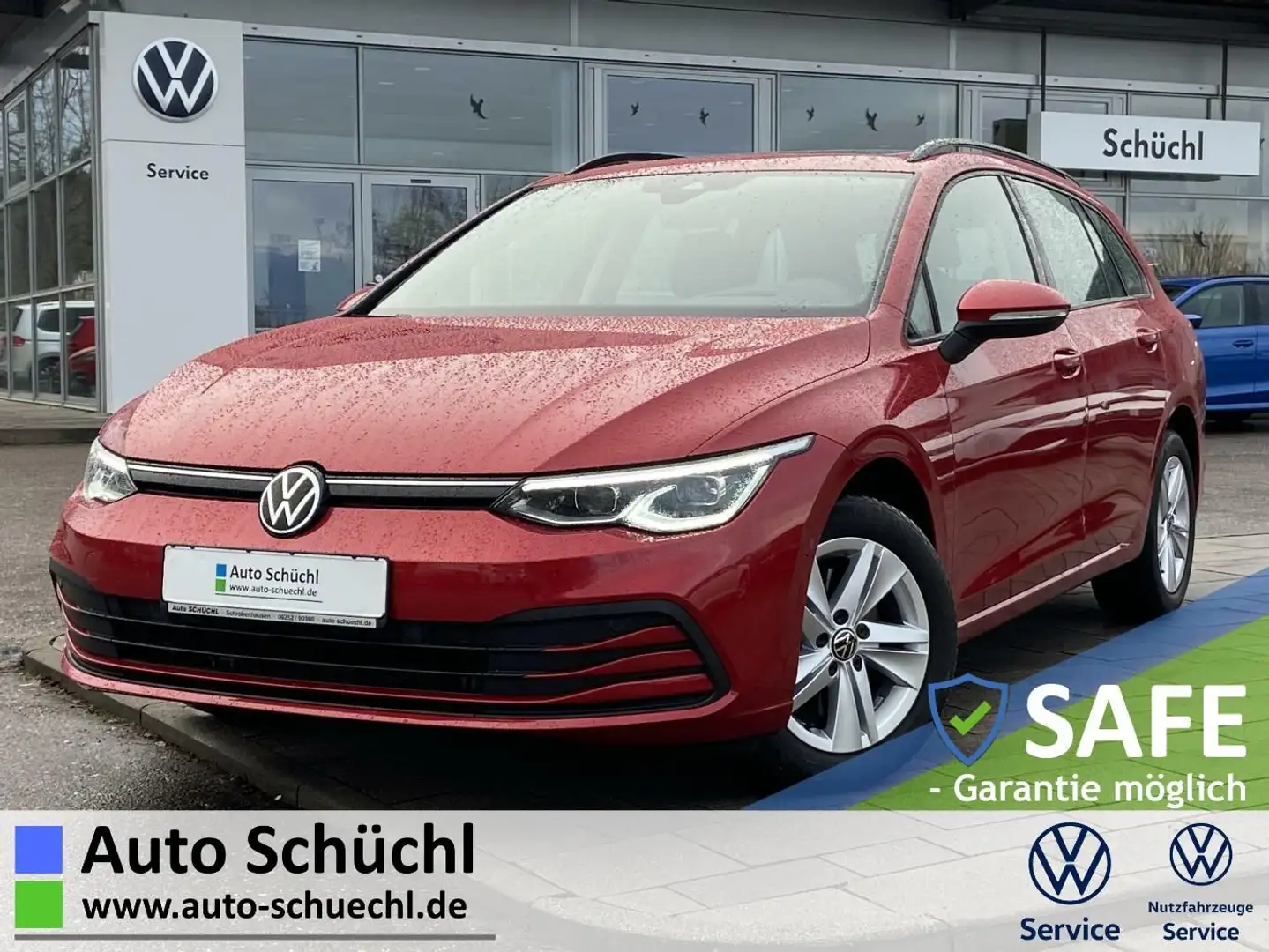 Volkswagen Golf Variant 2.0 TDI DSG Life IQ-LIGHT+TOP-PAKET Rot - 1