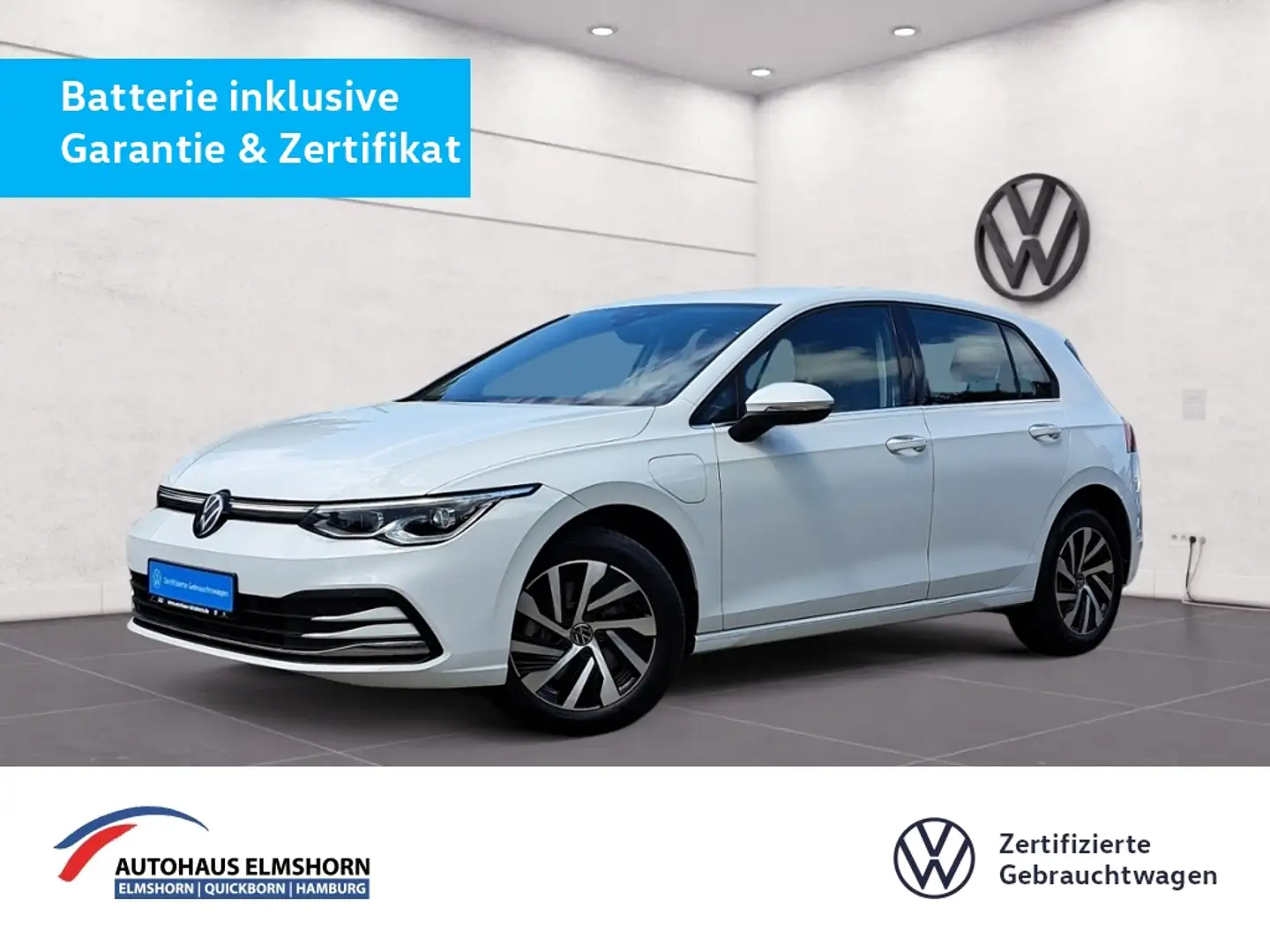 Volkswagen Golf VIII Style 1.4 TSI DSG eHybrid NAV APP MATRIX KAM Weiß - 1