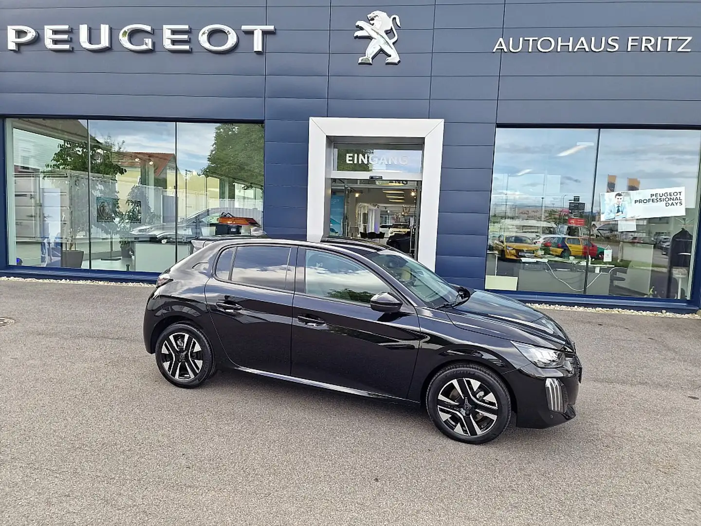 Peugeot 208 Allure PureTech 100 6-Gang-Manuell "Mai verfügbar" Schwarz - 2